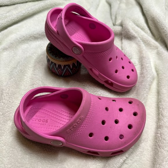CROCS Other - CROCS Pink Toddler Girls Size 12